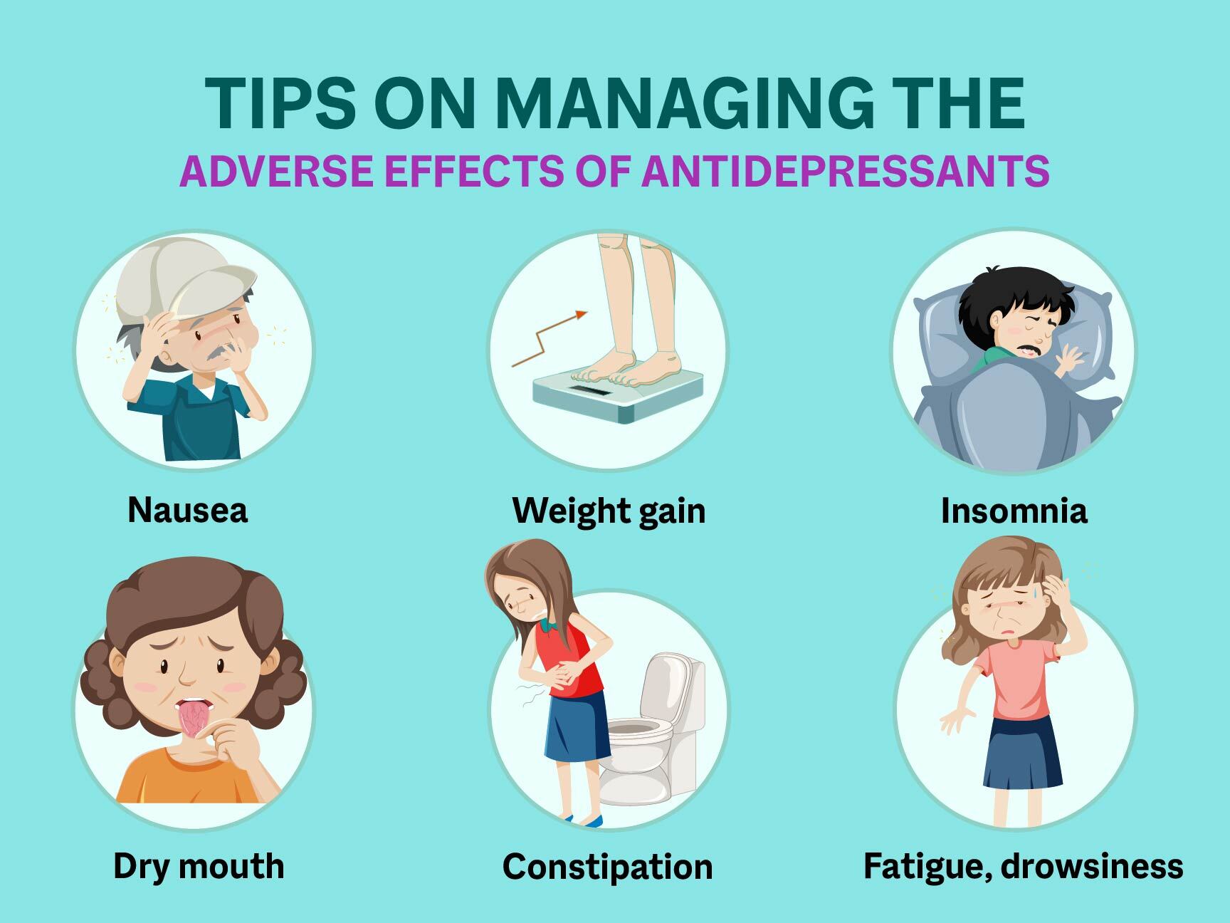 Tips on Managing the Adverse Effects of Antidepressants