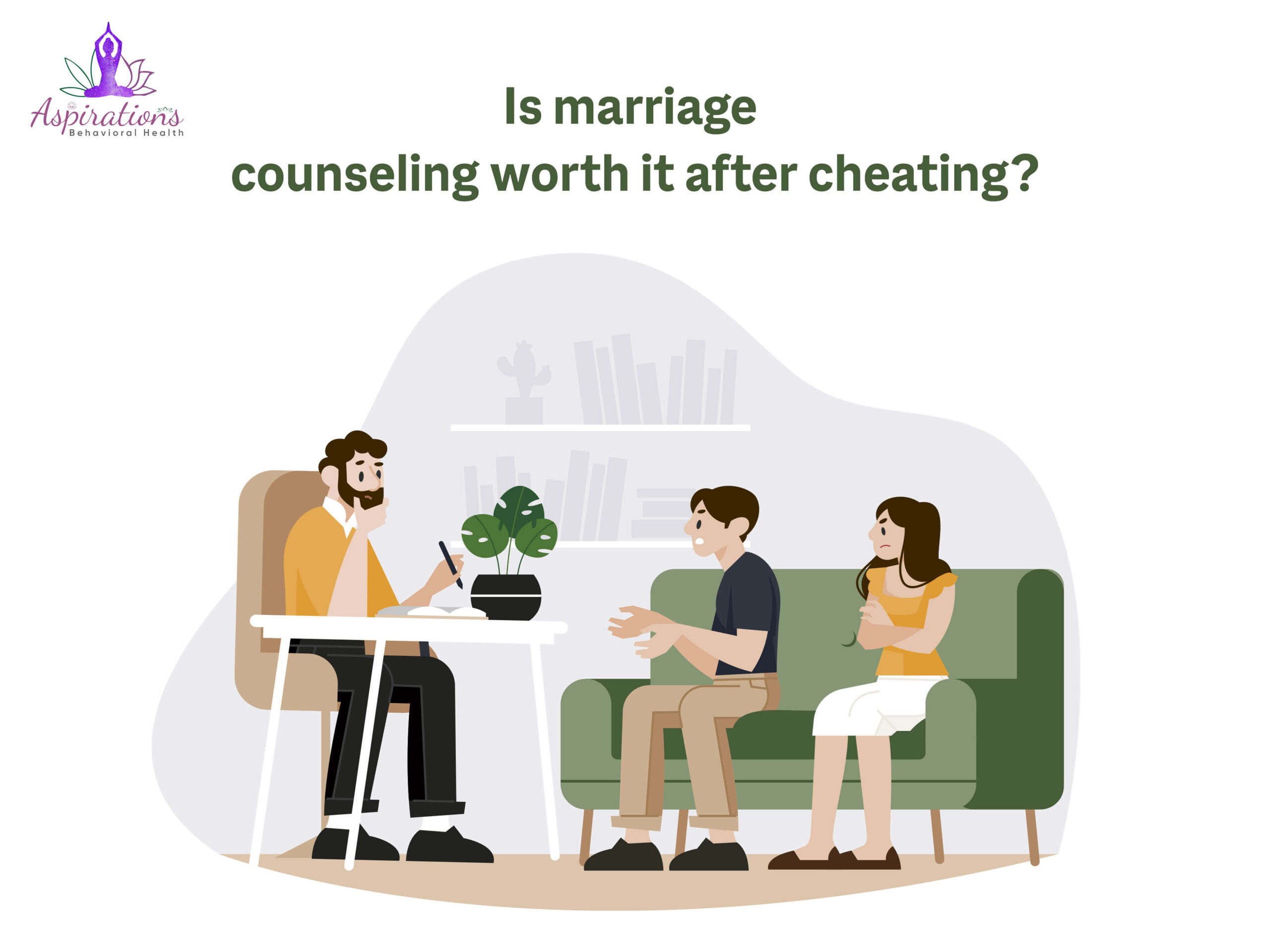 Is marriage counseling worth it after cheating?