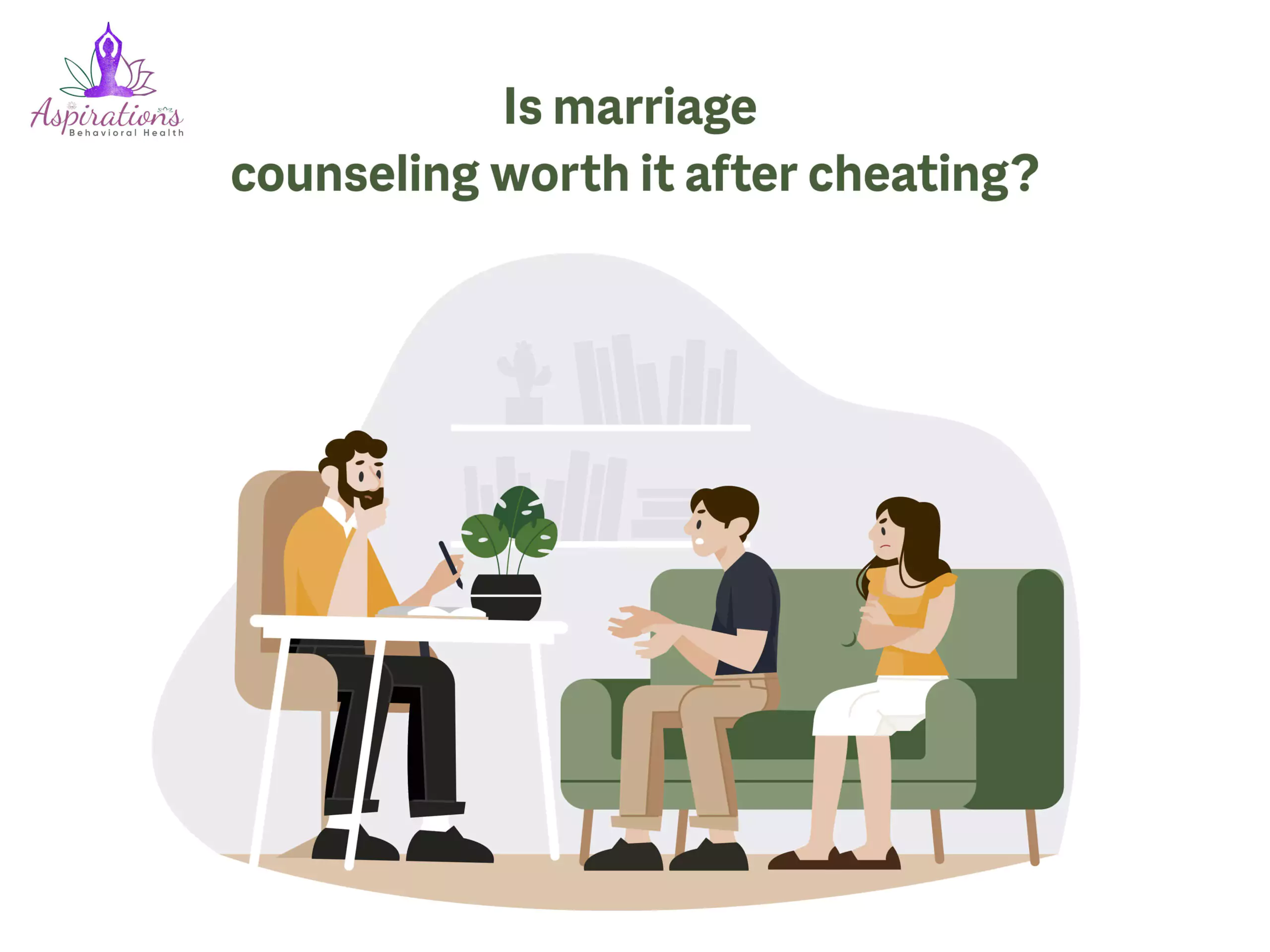 Is marriage counseling worth it after cheating