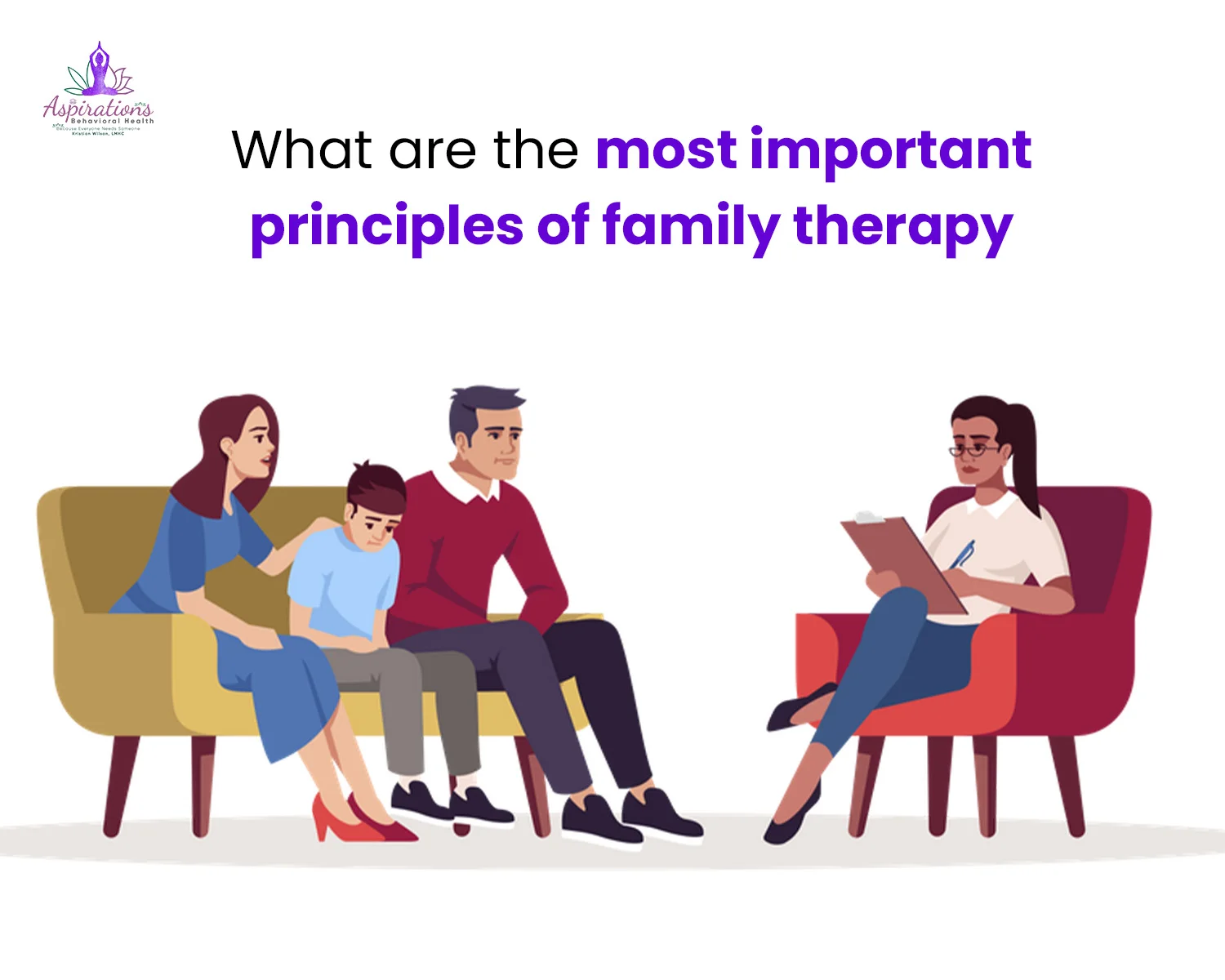 What are the most important principles of family therapy?