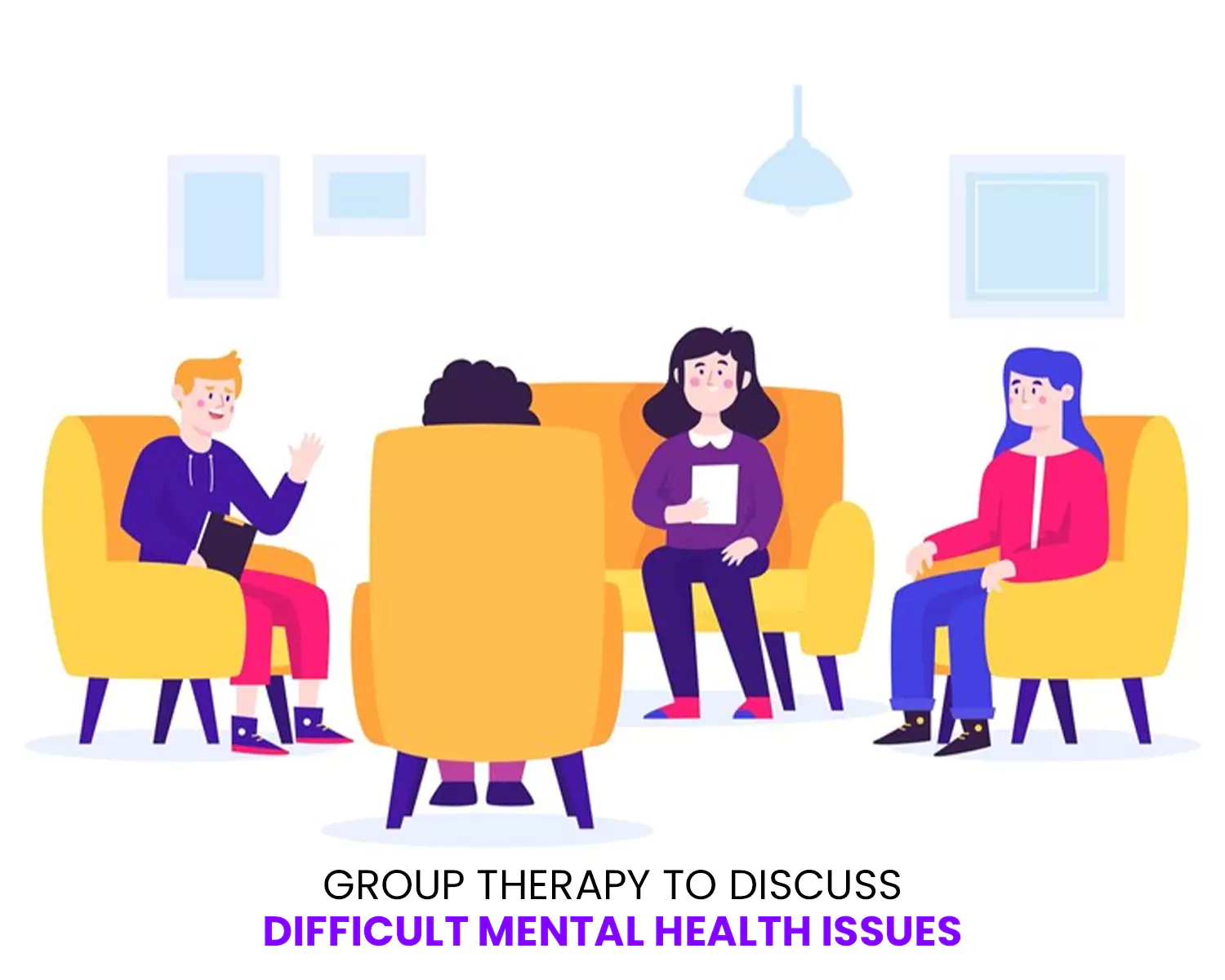 Group Therapy to Discuss Difficult Mental Health Issues